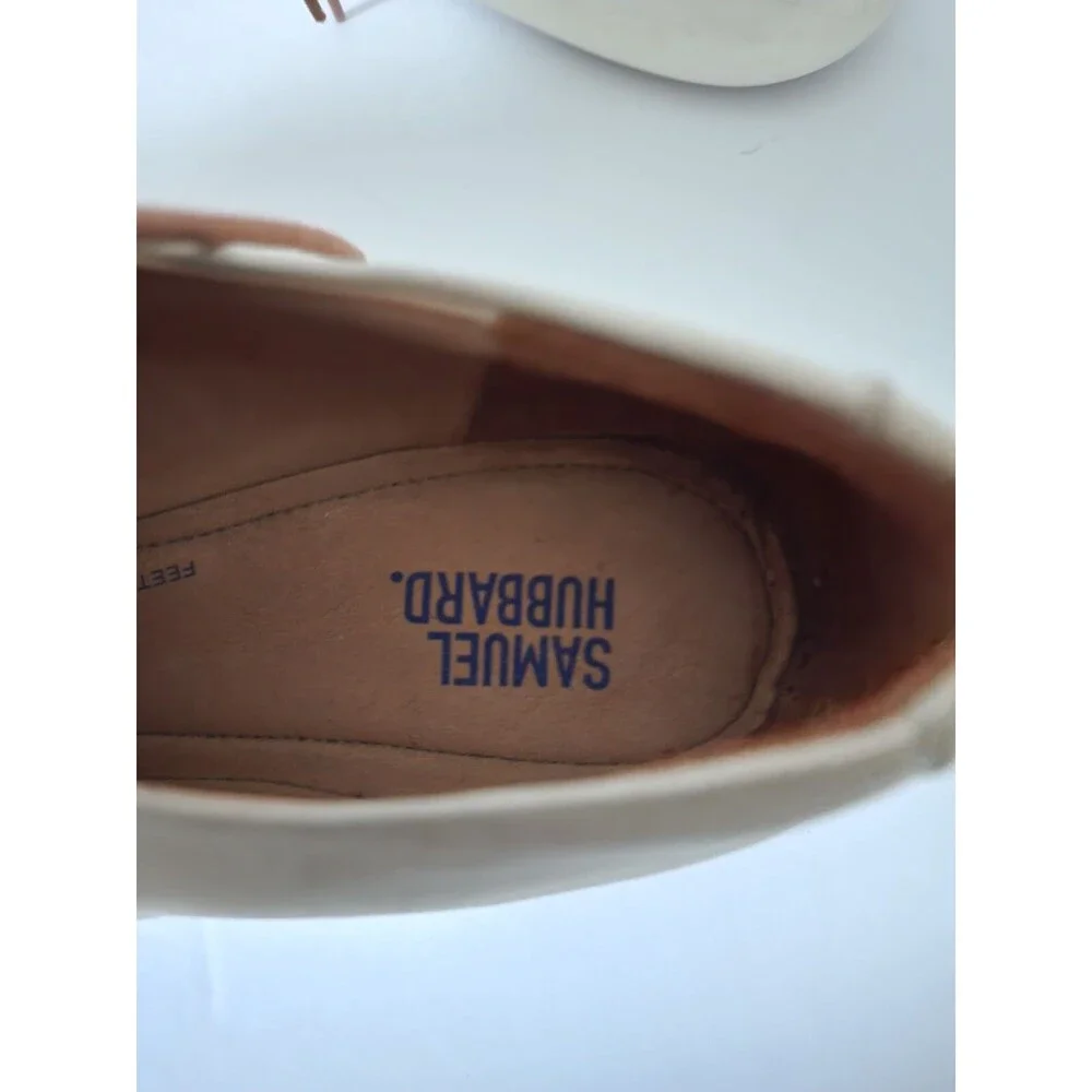 Samuel Hubbard Women's Taupe Suede Lace Up Oxford Shoes Size 9.5 W1205-232